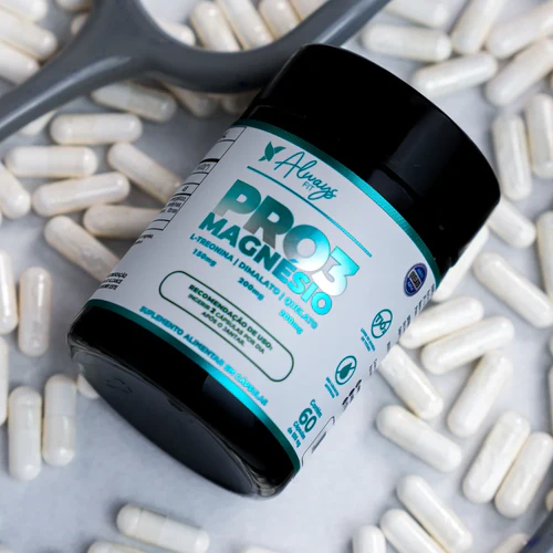 Pro3Magnésio - L-Treonina, Quelato e Dimalato - 60 Cápsulas